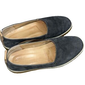 Ecco Crepetray Danish Design Women's 9 (40) Gray Leather Loafers